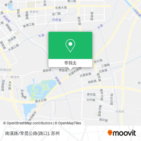 南溪路/常昆公路(路口)地图