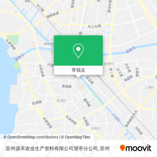 苏州源禾农业生产资料有限公司望亭分公司地图