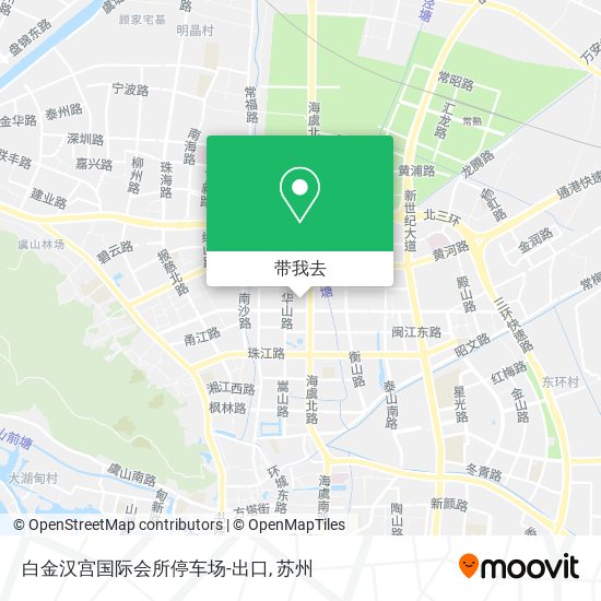 白金汉宫国际会所停车场-出口地图