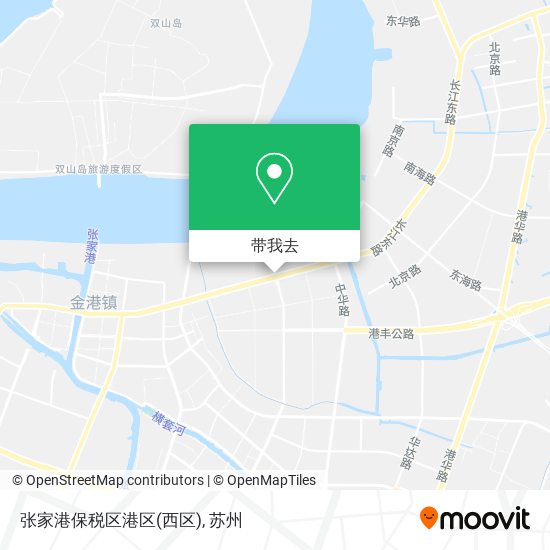 张家港保税区港区(西区)地图