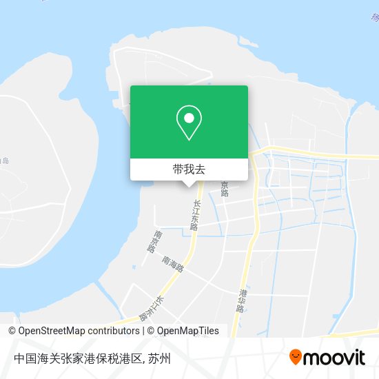 中国海关张家港保税港区地图