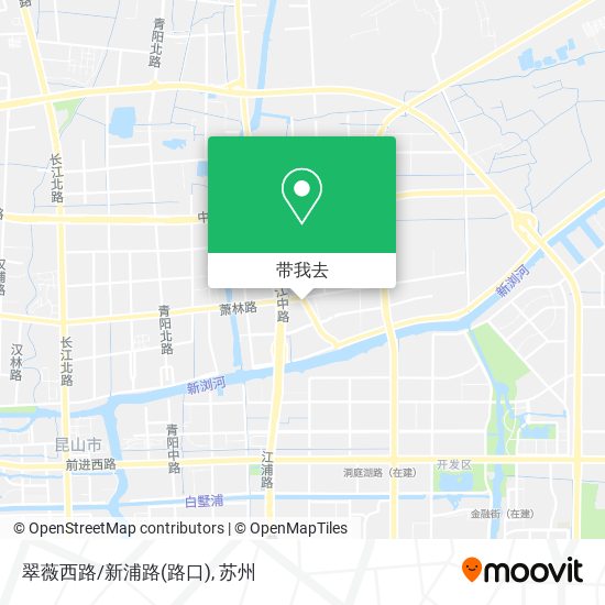 翠薇西路/新浦路(路口)地图