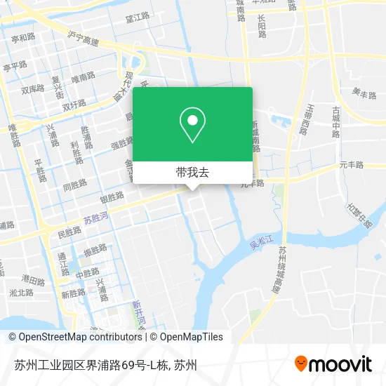 苏州工业园区界浦路69号-L栋地图