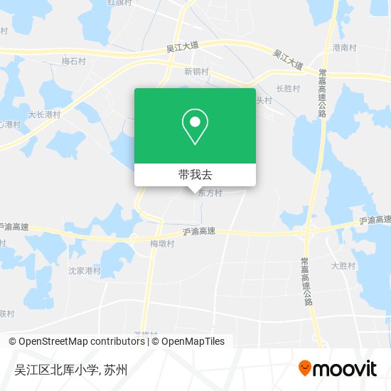 吴江区北厍小学地图