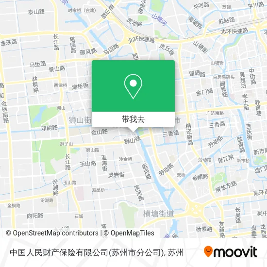 中国人民财产保险有限公司(苏州市分公司)地图