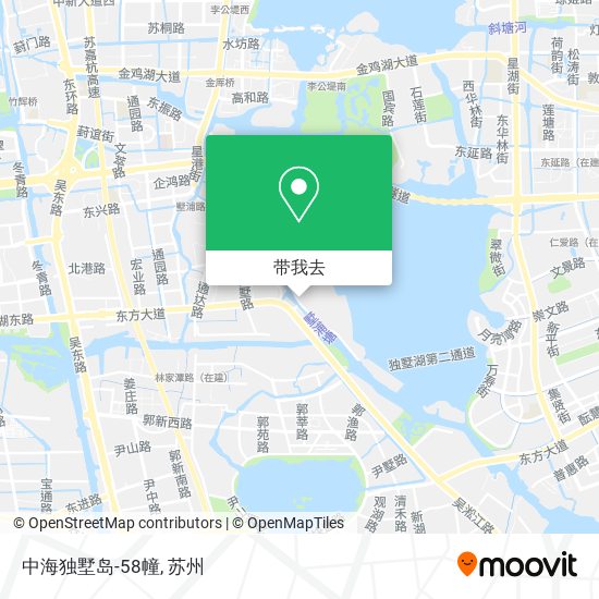 中海独墅岛-58幢地图
