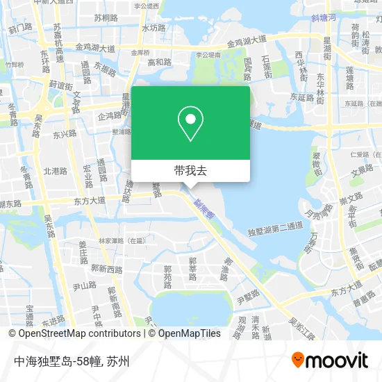 中海独墅岛-58幢地图