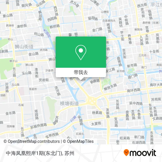 中海凤凰熙岸1期(东北门)地图