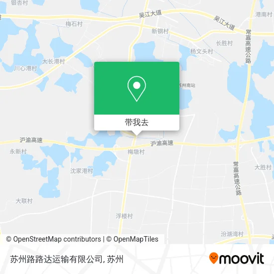 苏州路路达运输有限公司地图