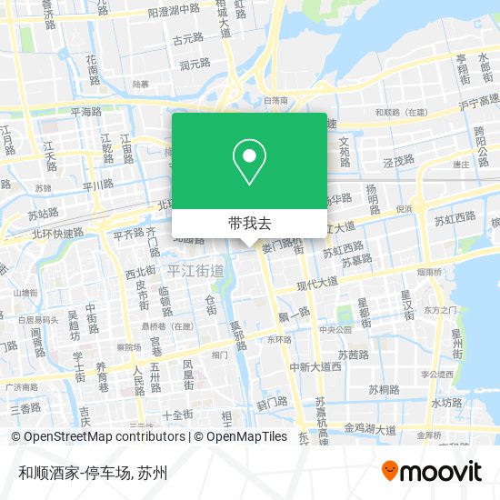 和顺酒家-停车场地图