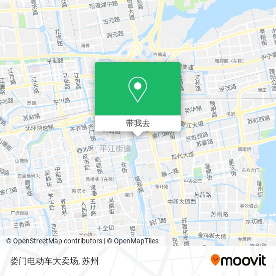 娄门电动车大卖场地图
