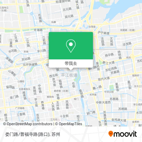 娄门路/普福寺路(路口)地图