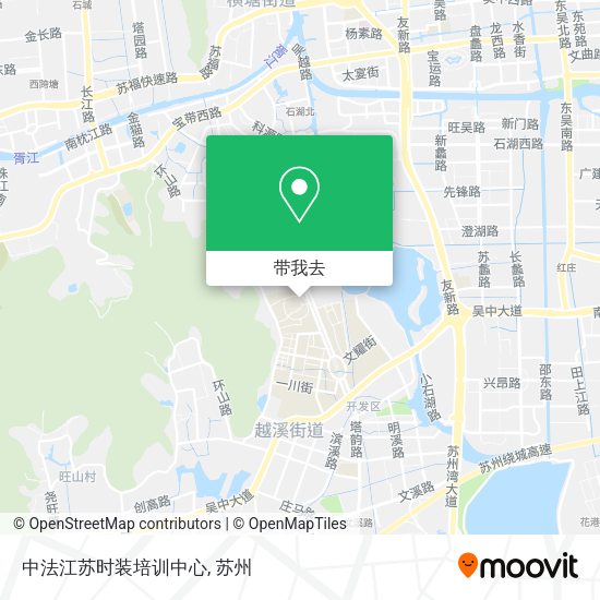 中法江苏时装培训中心地图