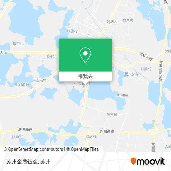 苏州金盾钣金地图