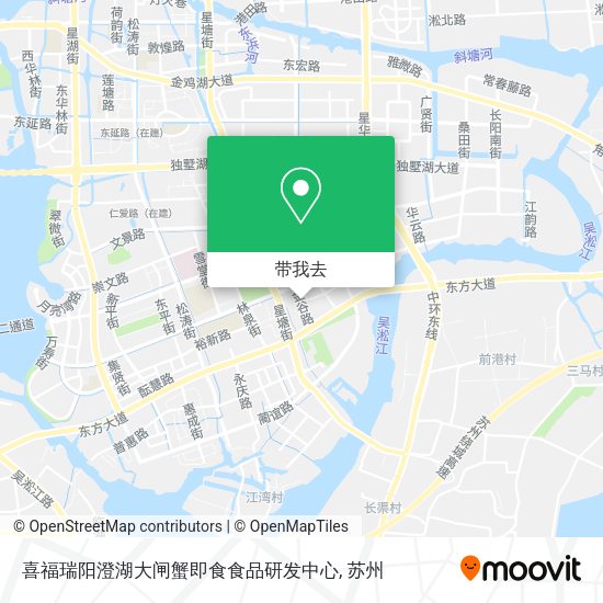 喜福瑞阳澄湖大闸蟹即食食品研发中心地图