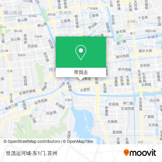 世茂运河城-东1门地图