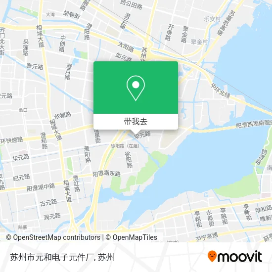 苏州市元和电子元件厂地图