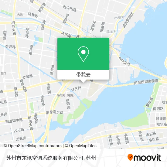 苏州市东讯空调系统服务有限公司地图