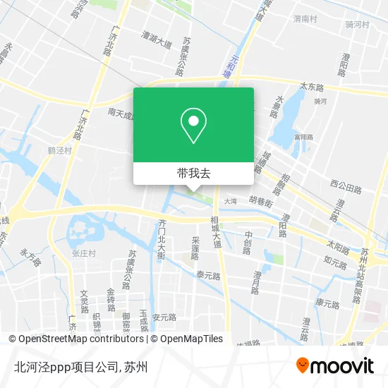 北河泾ppp项目公司地图