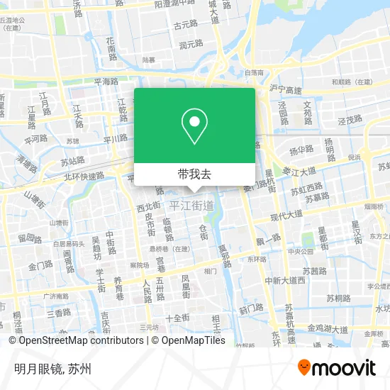 明月眼镜地图