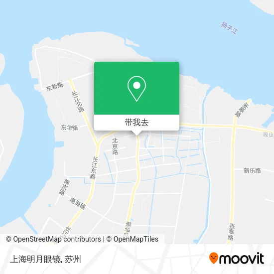 上海明月眼镜地图