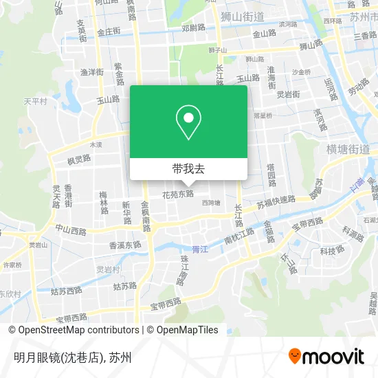 明月眼镜(沈巷店)地图
