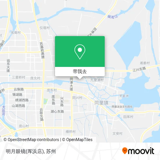 明月眼镜(厍浜店)地图