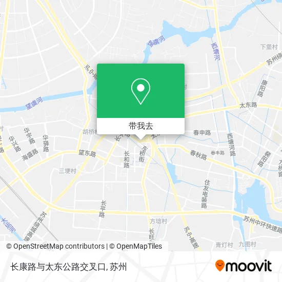 长康路与太东公路交叉口地图