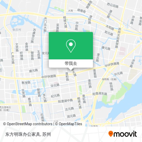 东方明珠办公家具地图