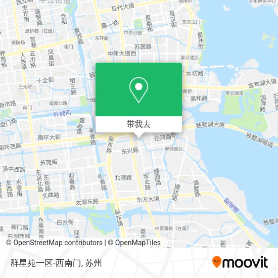 群星苑一区-西南门地图