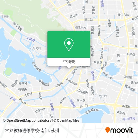 常熟教师进修学校-南门地图