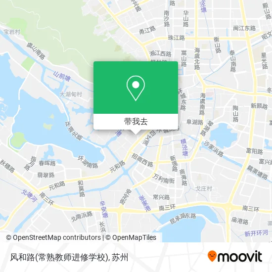 风和路(常熟教师进修学校)地图