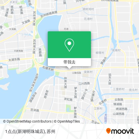 1点点(新湖明珠城店)地图