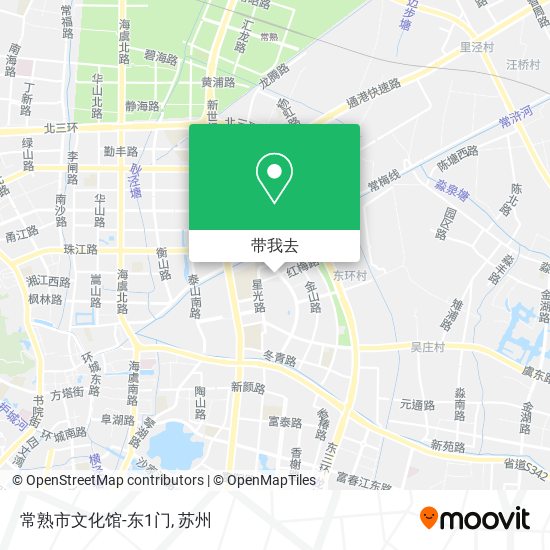 常熟市文化馆-东1门地图