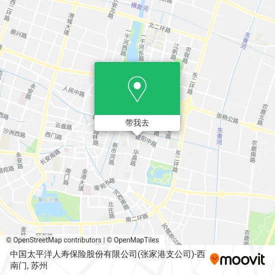 中国太平洋人寿保险股份有限公司(张家港支公司)-西南门地图