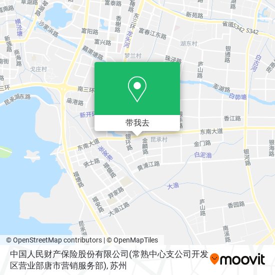 中国人民财产保险股份有限公司(常熟中心支公司开发区营业部唐市营销服务部)地图