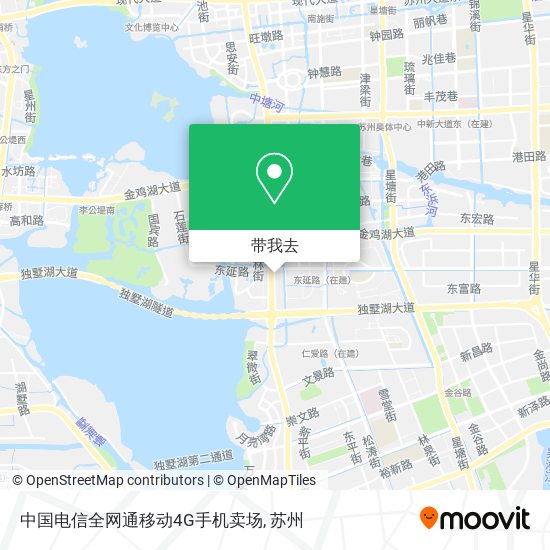 中国电信全网通移动4G手机卖场地图
