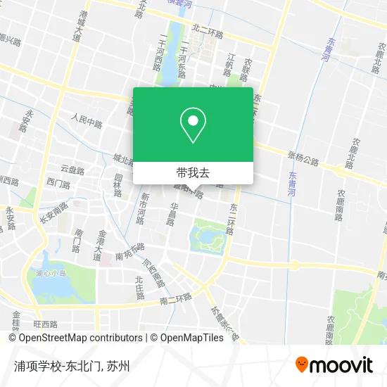 浦项学校-东北门地图