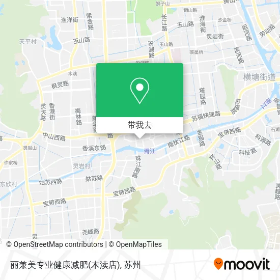 丽兼美专业健康减肥(木渎店)地图