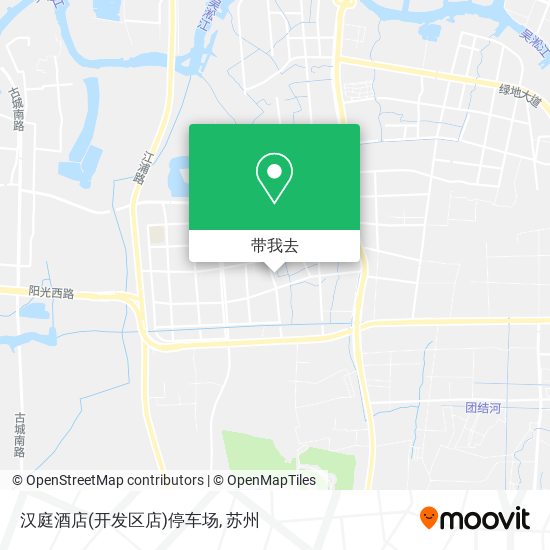 汉庭酒店(开发区店)停车场地图