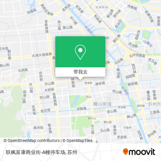 联枫富康商业街-A幢停车场地图
