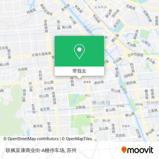 联枫富康商业街-A幢停车场地图