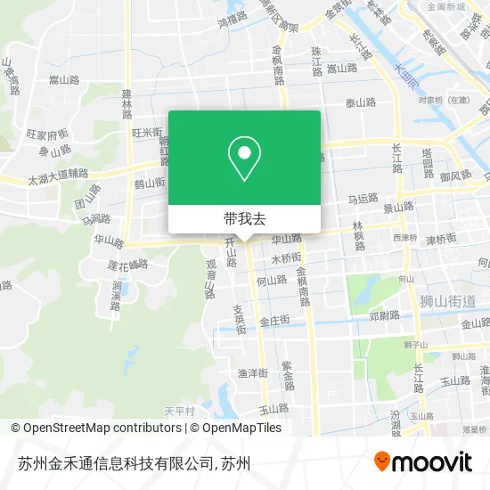 苏州金禾通信息科技有限公司地图