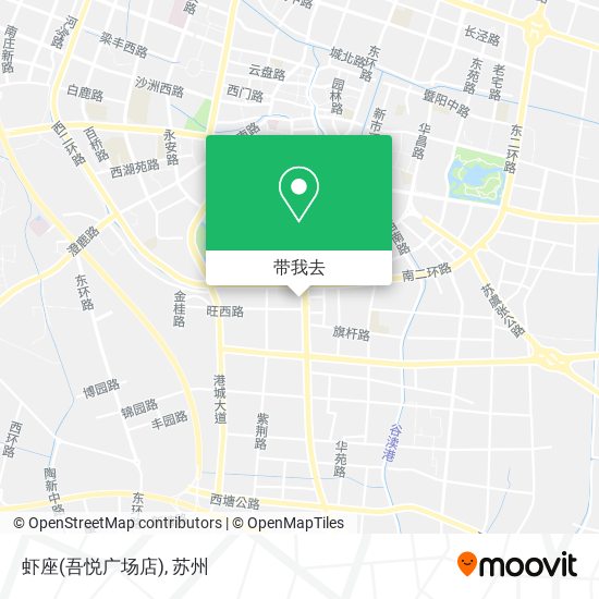 虾座(吾悦广场店)地图