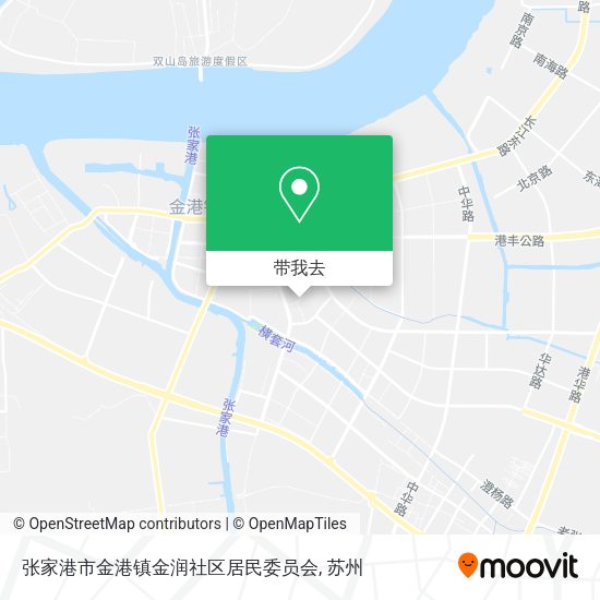 张家港市金港镇金润社区居民委员会地图