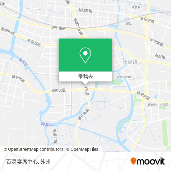 百灵宴席中心地图