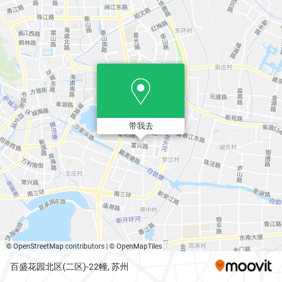 百盛花园北区(二区)-22幢地图
