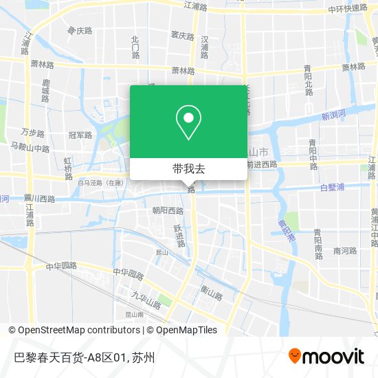 巴黎春天百货-A8区01地图