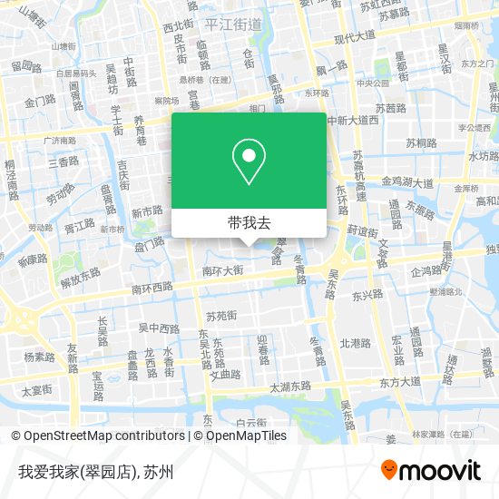 我爱我家(翠园店)地图