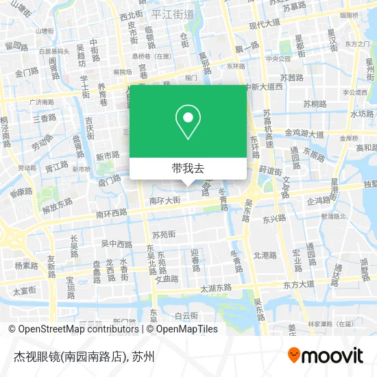 杰视眼镜(南园南路店)地图